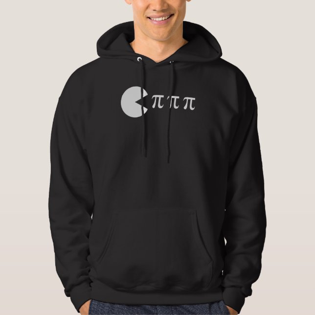 Funny Pi Day Math Science Ate Pi Symbol Hoodie (Vorderseite)