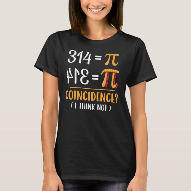 Funny Pi Day Pie Mathe Lehrer Shirts, Pi Symbol M T-Shirt (Vorderseite)