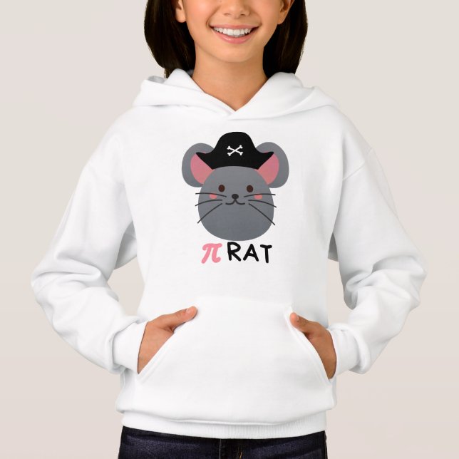Funny Pi day - Pirate Hoodie (Vorderseite)