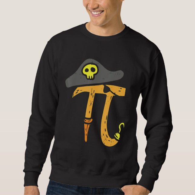 Funny Pi Day Rate Pirate Math Geek Boys Sweatshirt (Vorderseite)