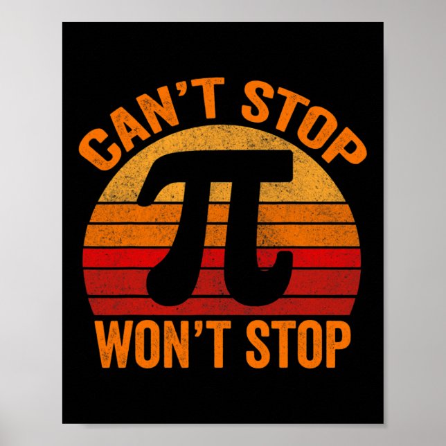 Funny Pi Day Shirts1 Poster (Vorne)