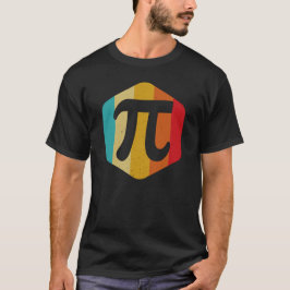 Funny Pi Day Vintag Retro Nerd Geek Math Pie 3.14 T-Shirt