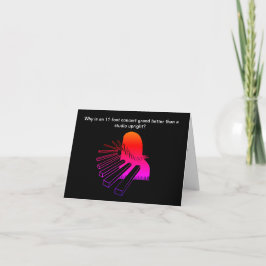 Funny Piano Joke Birthday Card Karte