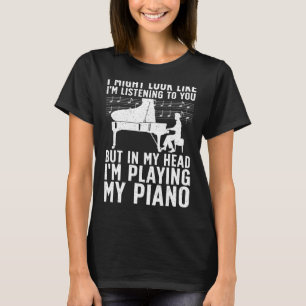 Funny Piano Kunst für Männer Frauen Musik Klavier T-Shirt