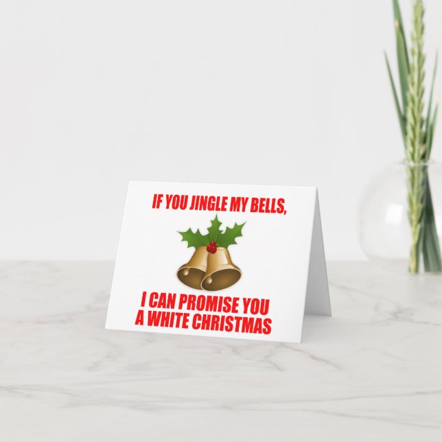 Funny Pick Up Line für Weihnachten Karte (Vorderseite)