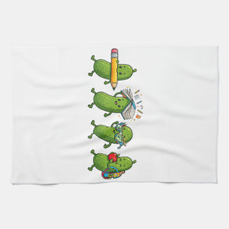 Funny Pickle Back to School Teacher Student Women Geschirrtuch