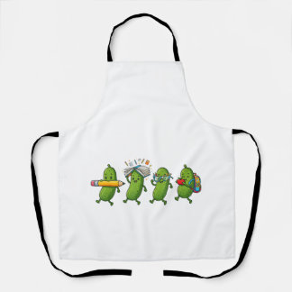 Funny Pickle Back to School Teacher Student Women Schürze