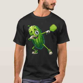 Funny Pickle Dabbing Pickleball Dink Master Enthus T-Shirt