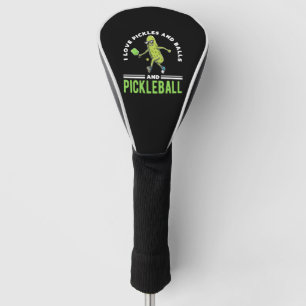 Funny Pickle Lovers Dill Pickleball Player Golf Headcover