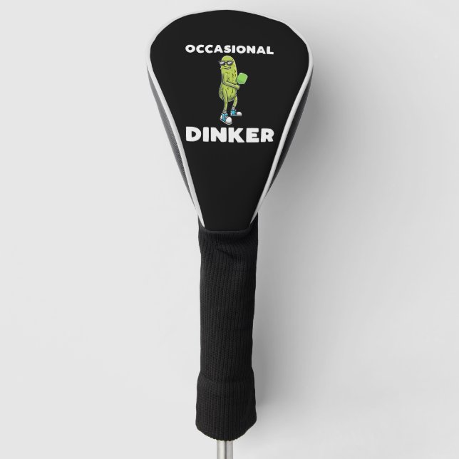 Funny Pickle Lovers Dill Pickleball Player Golf Headcover (Vorderseite)