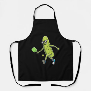 Funny Pickle Lovers Dill Pickleball Player Schürze