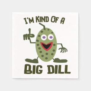 Funny Pickle Pub Cocktail Napkins Serviette