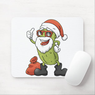 Funny Pickle Weihnachtsmann Weihnachten Cartoon Ur Mousepad