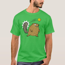 Funny Pickleball Beaver Dink T - Shirt