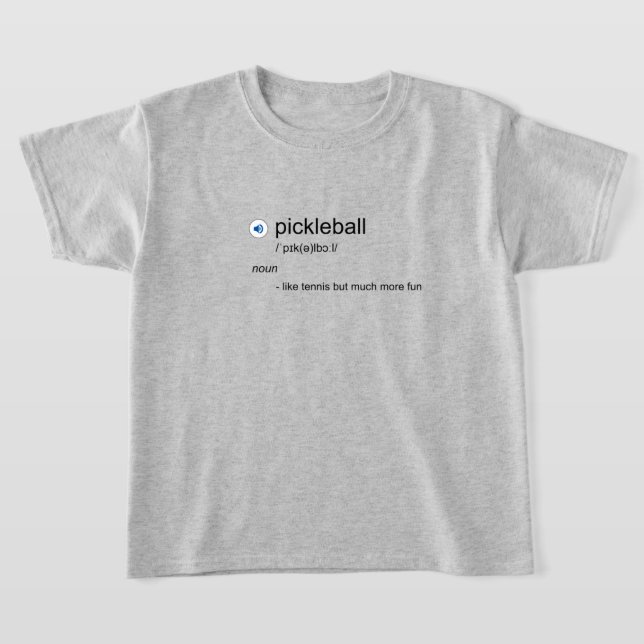 😂 Funny pickleball Définition T-shirt (Poser)