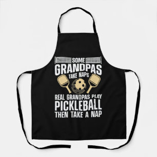 Funny Pickleball Design For Men Grandpa Pickleball Schürze