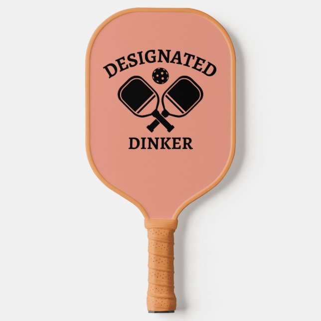 Funny Pickleball Designated Dinker Schläger (Vorderseite)