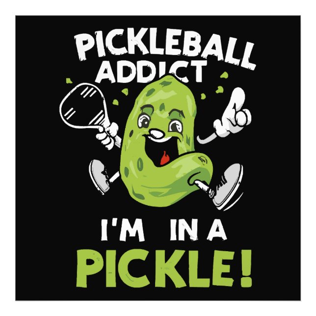 Funny-Pickleball Fotodruck (Vorne)