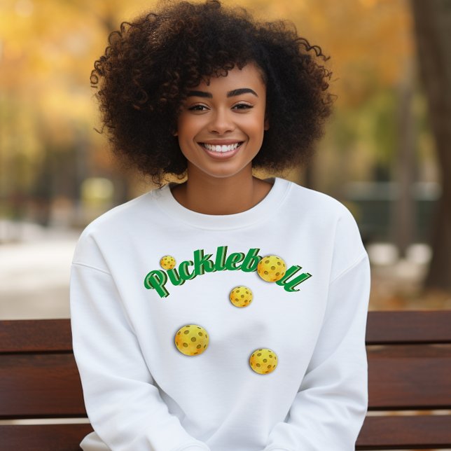Funny Pickleball Liebhaber Sweatshirt (Von Creator hochgeladen)