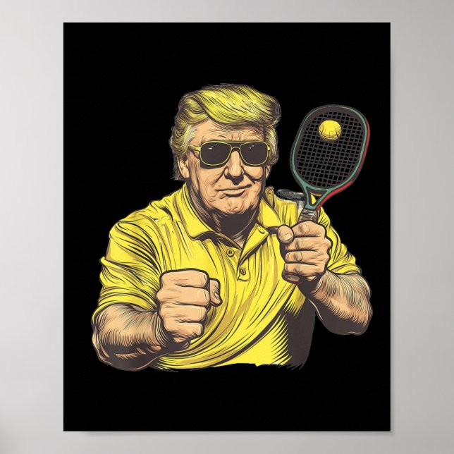 Funny Pickleball liebt Grafik Pickle Ball Men Poster (Vorne)