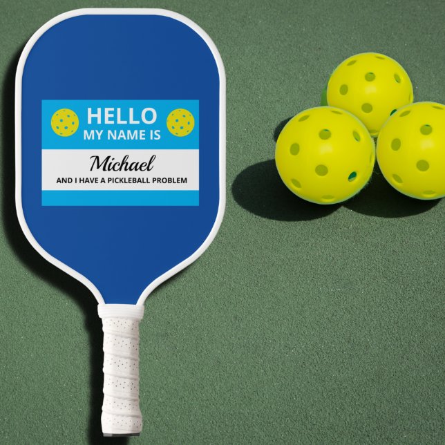 Funny Pickleball Mein Name wird Pickleball zugesch Pickleball Schläger (Von Creator hochgeladen)