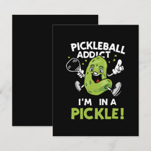 Funny-Pickleball Mitteilungskarte