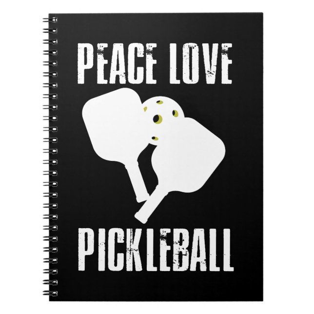 Funny Pickleball Notizblock (Vorderseite)