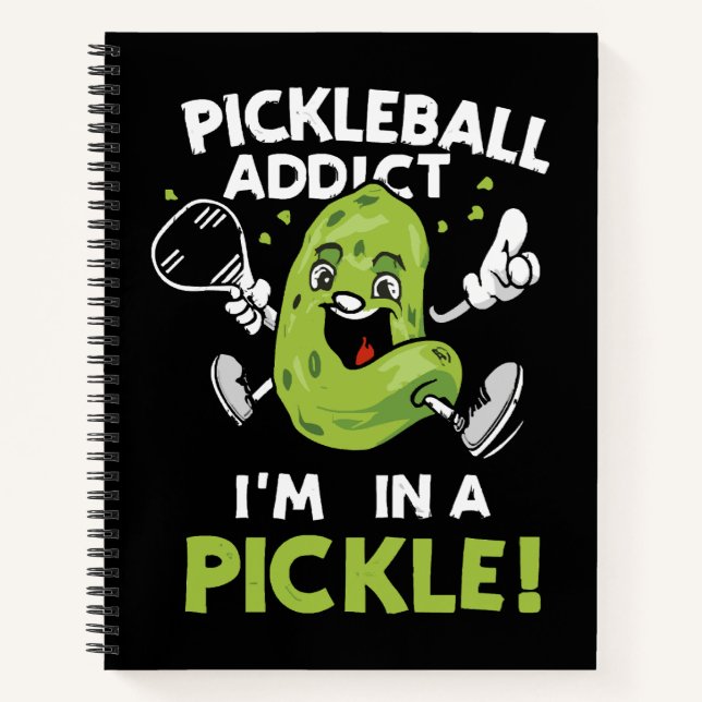 Funny-Pickleball Notizbuch (Vorderseite)