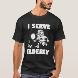 Funny Pickleball Opa I Serbe der älteren Mens T-Shirt