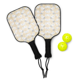 Funny Pickleball Paddle - Mit Monogramm & Preppy