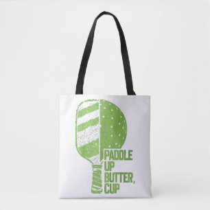 Funny Pickleball Paddle Up Butter Cup Tasche
