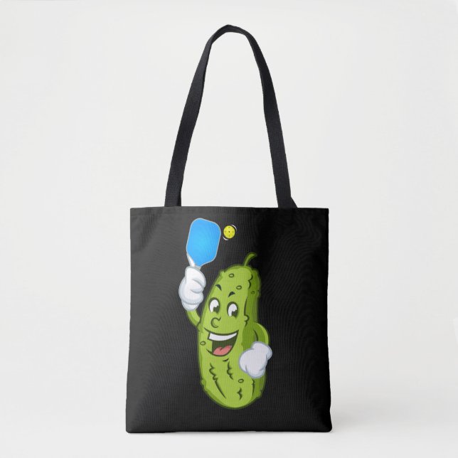 Funny Pickleball Pickel Spaß Cucumber Tasche (Vorderseite)
