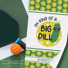 Funny Pickleball Pickle I BIN EINE GROSSE DILL Handtuch