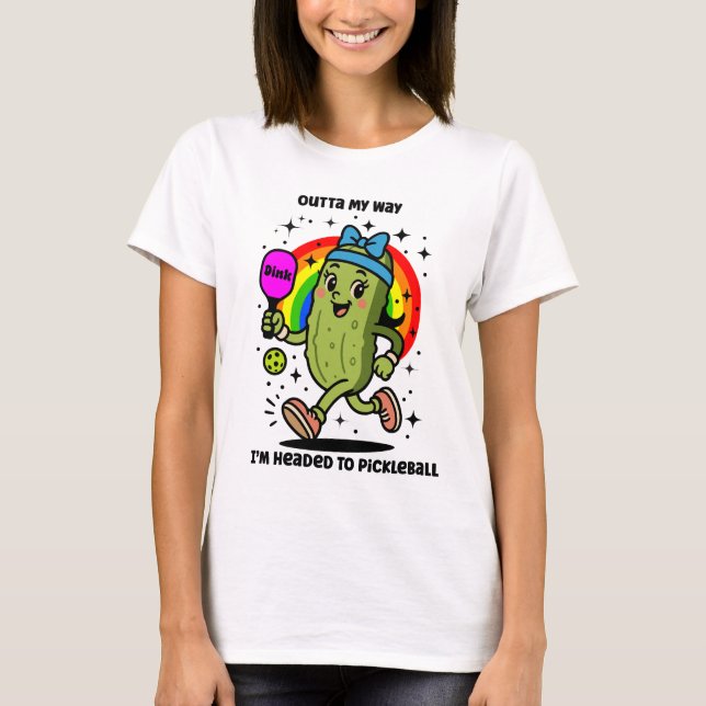 Funny Pickleball - Pickleball Spaß T-Shirt (Vorderseite)