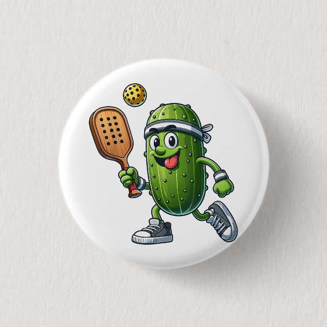 Funny Pickleball Player Paddleball Lover Button (Vorderseite)