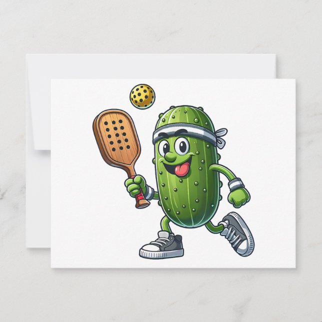 Funny Pickleball Player Paddleball Lover Feiertagskarte (Vorderseite)