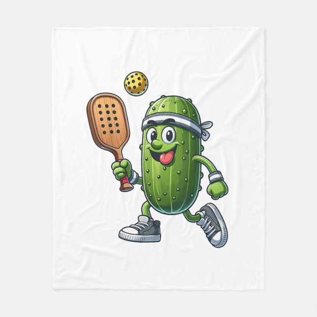 Funny Pickleball Player Paddleball Lover Fleecedecke (Vorderseite)