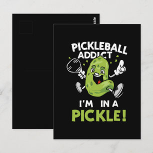 Funny-Pickleball Postkarte