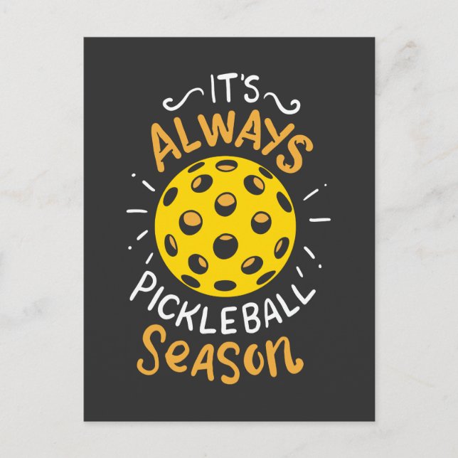 Funny Pickleball Postkarte (Vorderseite)