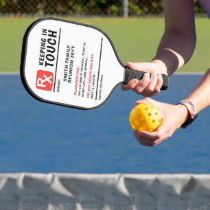 Funny Pickleball Prescription Family Wiedersehen Schläger