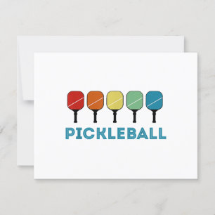 Funny Pickleball Retro Vintag RSVP Karte