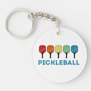 Funny Pickleball Retro Vintag Schlüsselanhänger