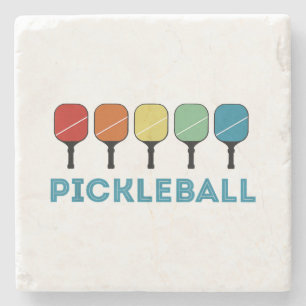 Funny Pickleball Retro Vintag Steinuntersetzer
