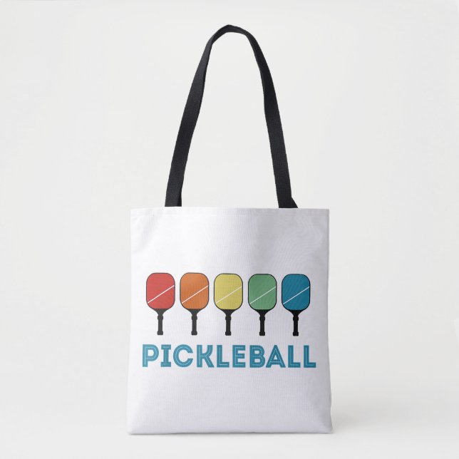 Funny Pickleball Retro Vintag Tasche (Vorderseite)