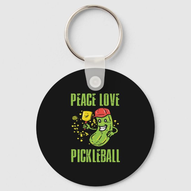 Funny Pickleball Schlüsselanhänger (Vorderseite)