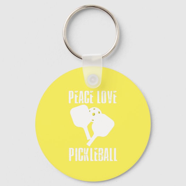Funny Pickleball Schlüsselanhänger (Vorderseite)
