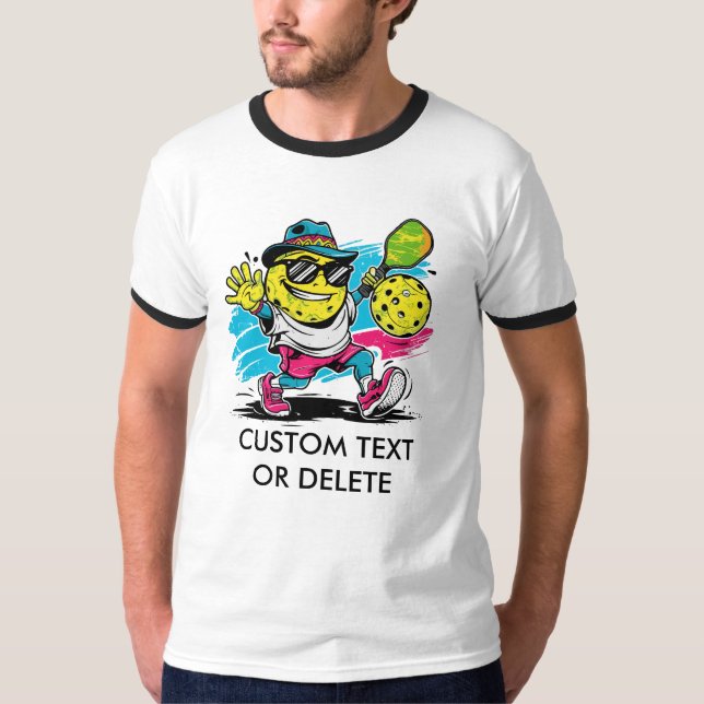 funny pickleball T-Shirt (Vorderseite)