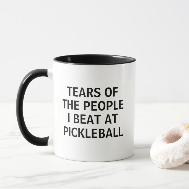 Funny Pickleball Tasse (Mit Donut)