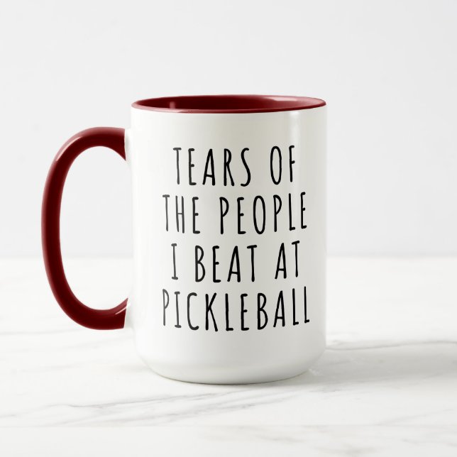 Funny Pickleball Tasse (Links)