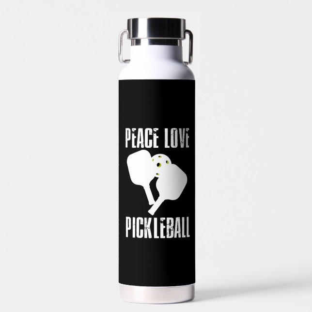 Funny Pickleball Trinkflasche (Vorne)